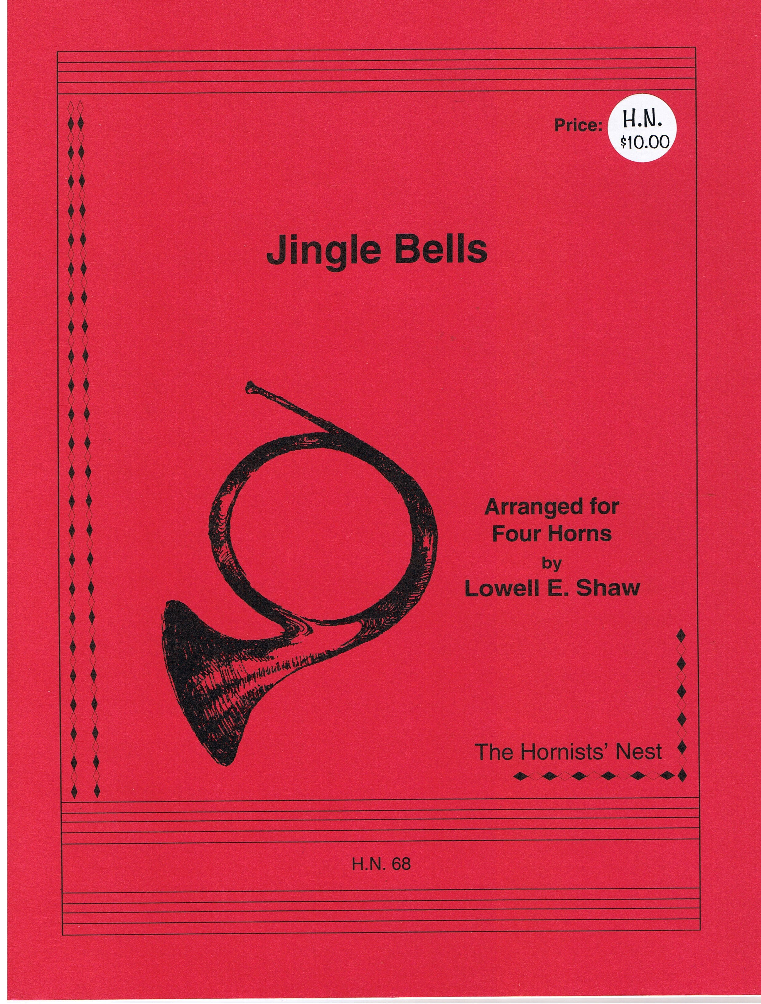 Jingle Bells for Horn Quartet arranged by Lowell Shaw