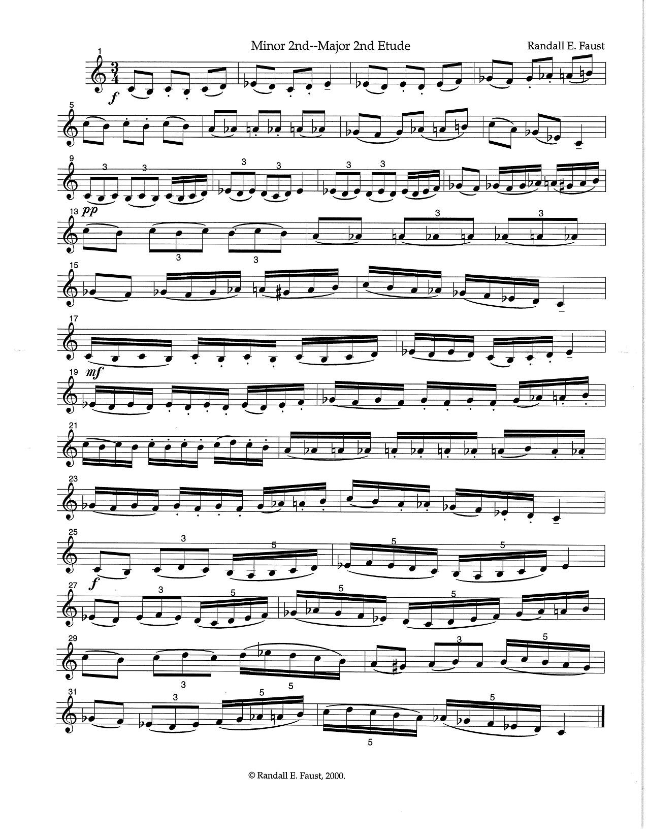 Interval Etudes for Horn