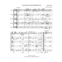 Sarabande from The Holberg Suite by Edvard Grieg arranged for Horn Quintet or Horn Choir by Marvin C. Howe