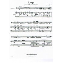 Largo from Violin Concerto in a minor for Horn and Piano