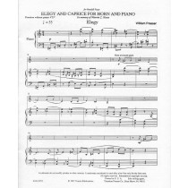 Elegy and Caprice for Horn and Piano by William Presser