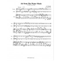 Air from The Water Music Suite for Trumpet, Horn, and Organ