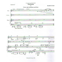 Nocturne for Violin, Alto Saxophone, and Piano (1992)