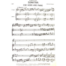 Sonatina for Horn and Piano by William Presser
