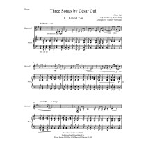 Three Songs by Cesar Cui arranged by Andrew Sehmann