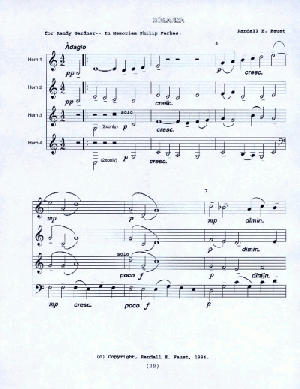 Quartet for Four Horns  (1994/1995)