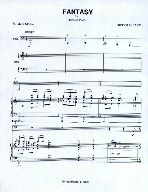 Fantasy for Tuba and Piano (1985)