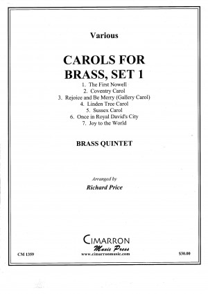 Carols for Brass, Set 1 arranged by Richard Price