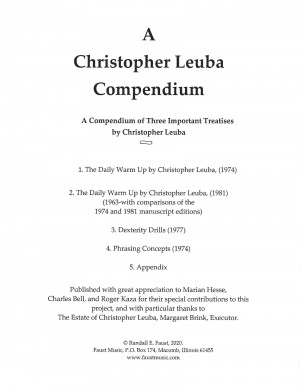 Christopher Leuba Compendium (2020)