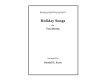 Randall Faust's - Holiday Songs for Two Horns (2022) Arranged by Randall Faust